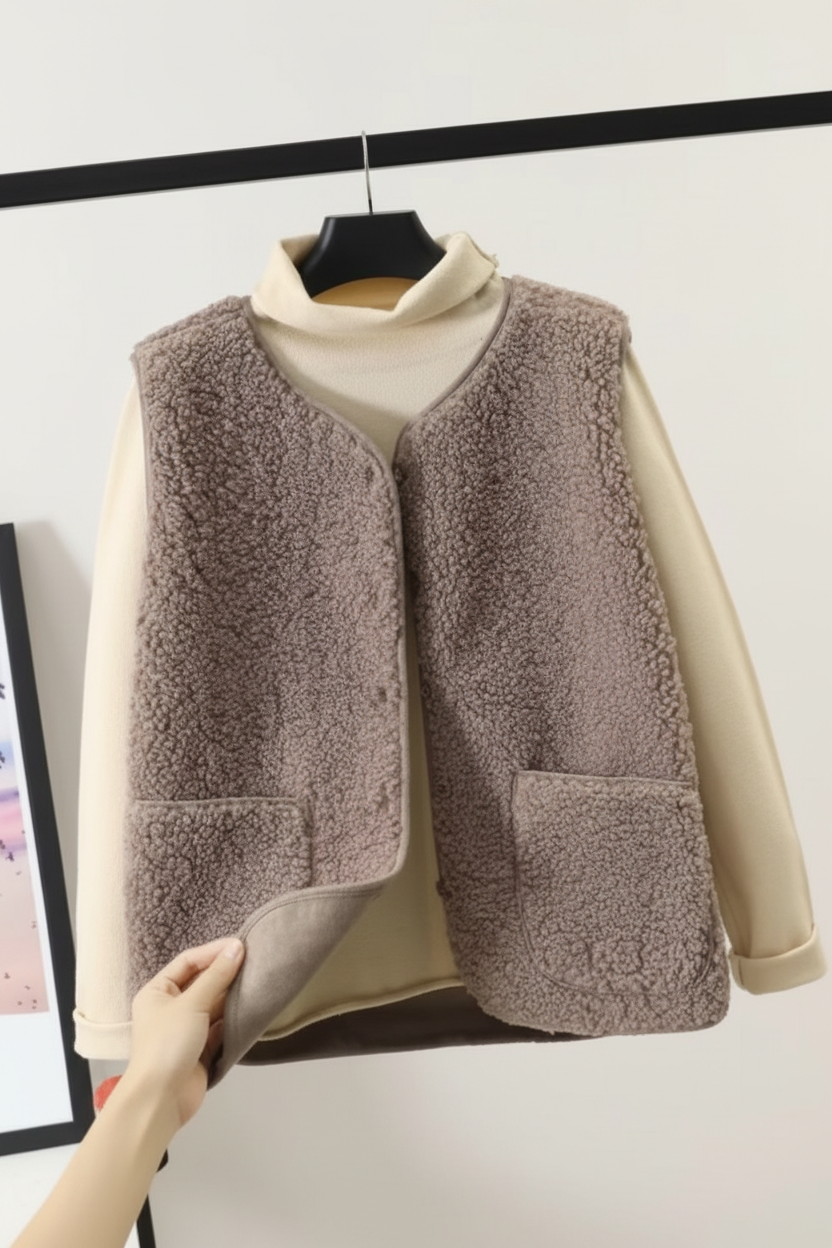 FLEECEVA – Cozy Women’s Fleece Vest, Soft and Stylish for All Seasons