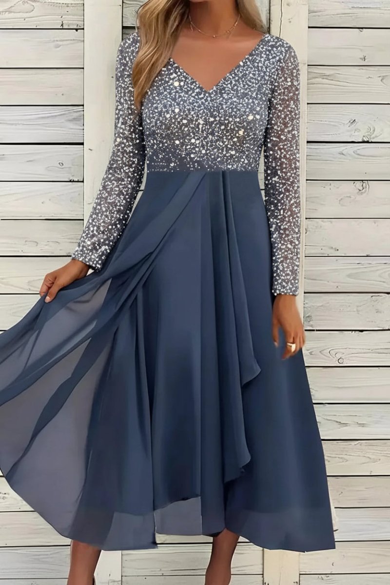 Elegant Floral Maxi Dress for Women - Formal Evening Wear by Marigon 4