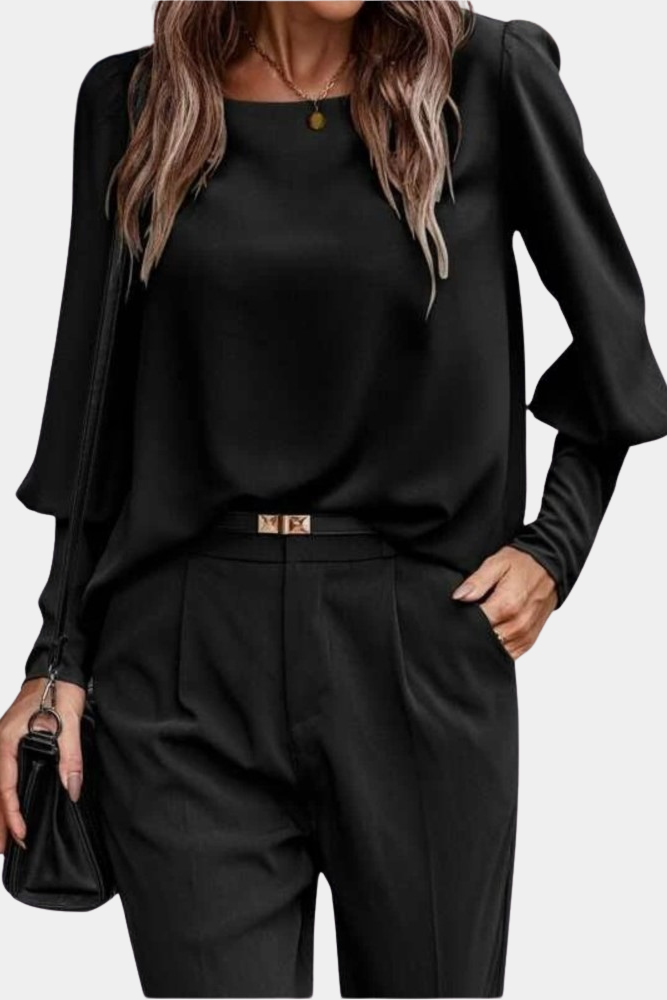 Heidi Fashion - Women's Long Sleeve Top with Unique Button Closure and Flattering Fit 4