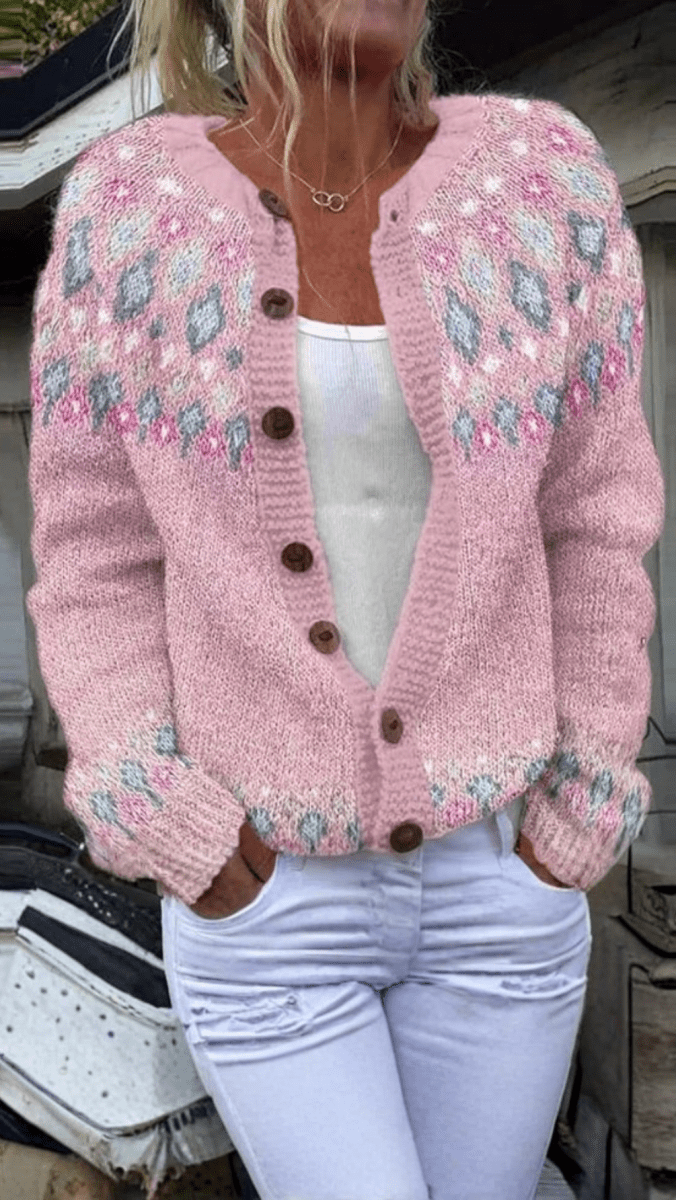 MARINETTE - Loose Fit Knit Cardigan