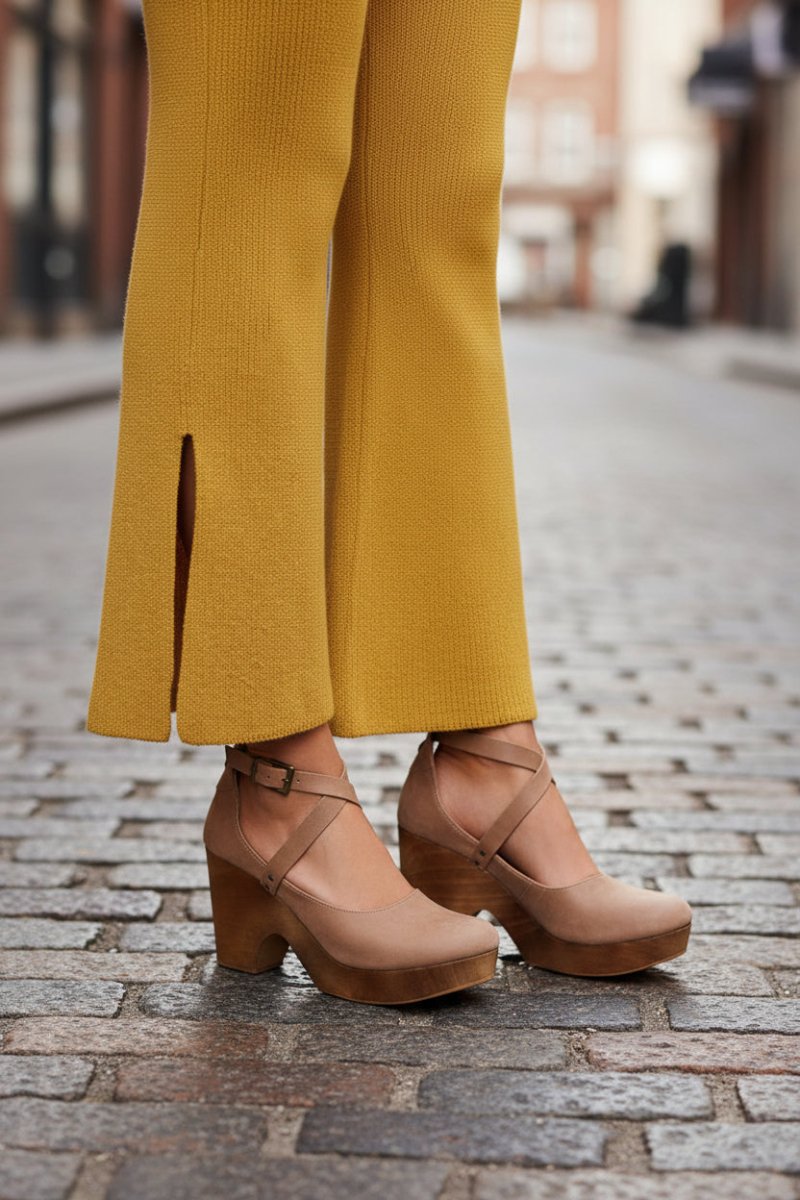 Mia - Elegant Closed Toe Wedge Heel Shoes for Women with All-Day Comfort 5