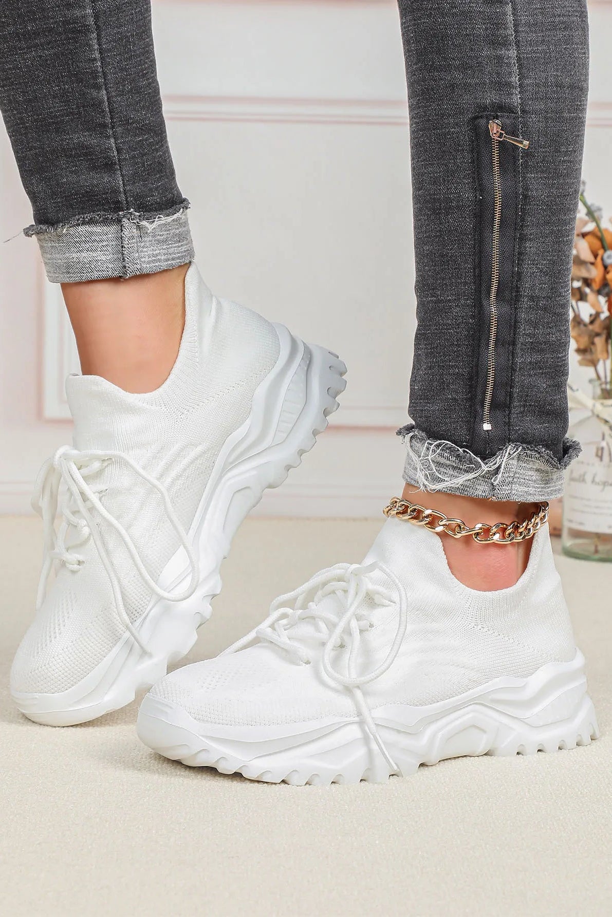 AIRSTYLE – נעלי סניקרס אופנתיות לנשים עם התאמה אורטופדית נוחה