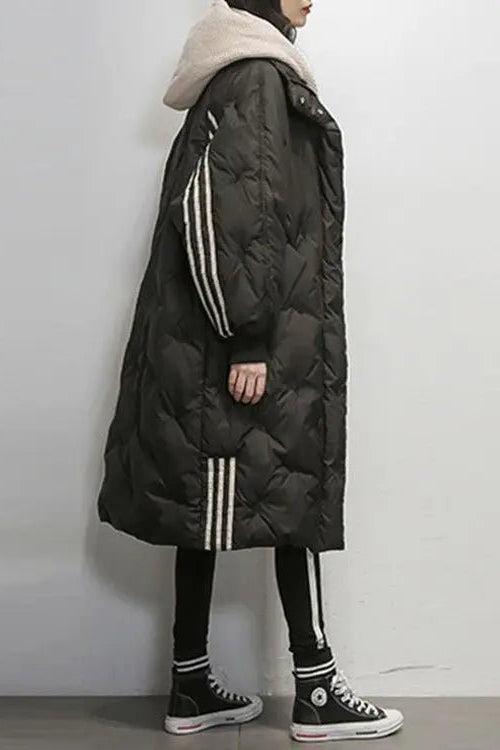 Samantha Women's Hooded Quilted Long Winter Coat for Ultimate Warmth 4