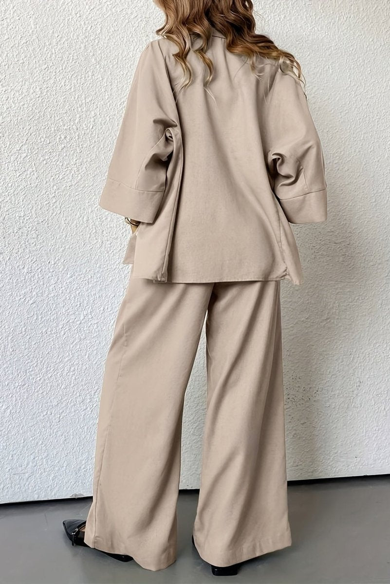 DALISSA – Plus Size Wide-Leg Linen Comfort Co-Ord