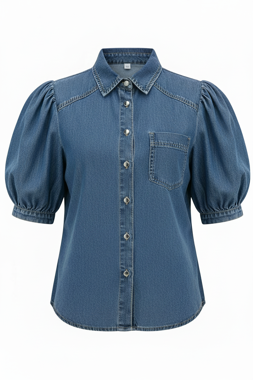 ROWYN – Modern Classic Denim Shirt