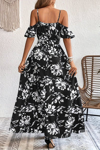 Avery Bloom - Floral Cold Shoulder Maxi Dress