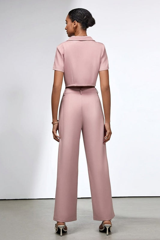 BRIAR – Tailored Lapel Top & Flowing Pants