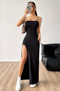 Monroe & Muse - High Slit Maxi Dress