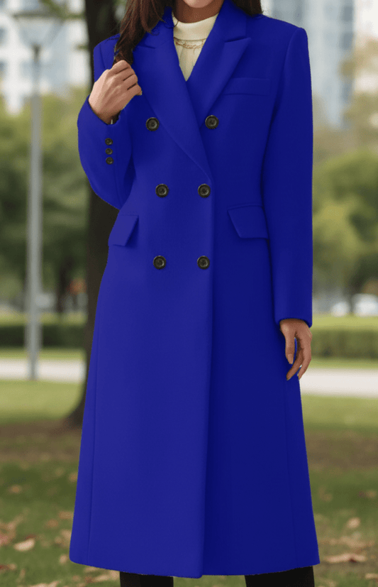 MONTÉRA – Women’s Long Wool Coat for Sophisticated Winter Styling