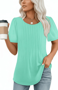SERENEWEAR – Elegant Summer Basics T-Shirt Soft Airy Fabric Chic Style