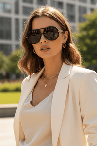 PANTHÉRA – Retro-Inspired Aviator Sunglasses with UV400 Protection