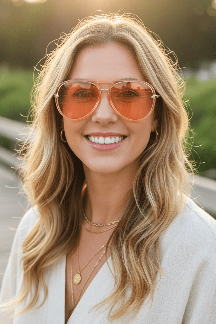 MILÉRA – Retro Aviator Sunglasses with UV400 Protection & Lightweight Design