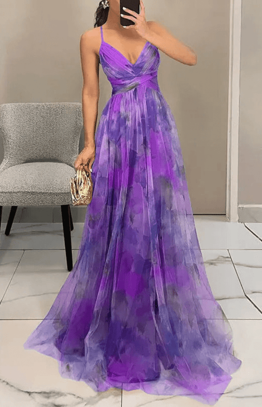 ALVÉON – Women’s Elegant Sleeveless Maxi Dress with Flowing Silhouette