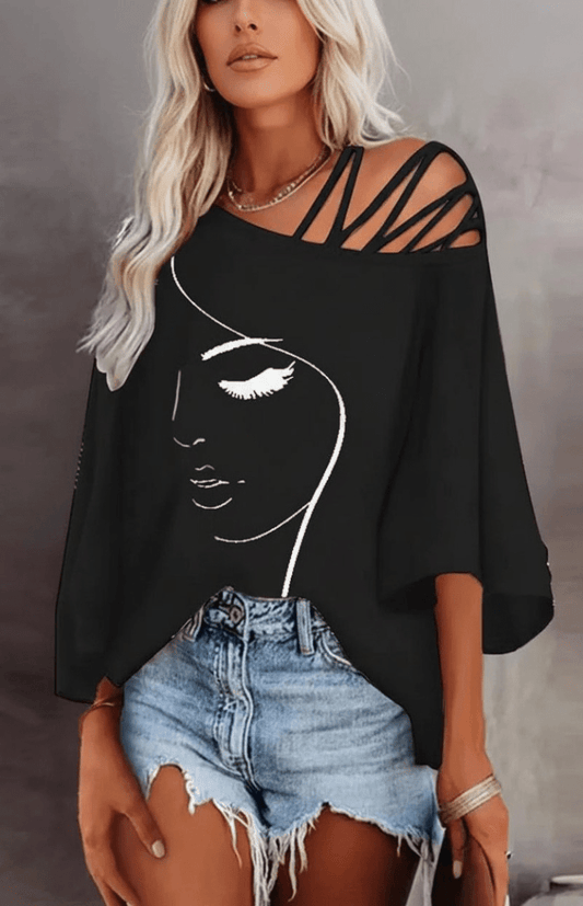 ORVELLA – Chic Women’s Printed Shirt, Soft Fabric & Flattering Fit