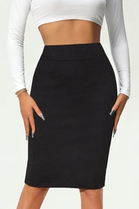 Vivia – Sharp Regular Fit Pencil Skirt with Reinforced Seams
