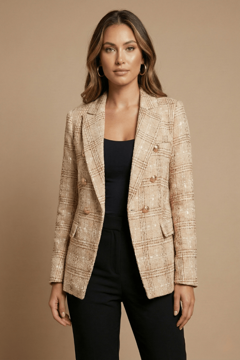 Pema – Modern Vintage-Fit Blazer with Breathable Lining