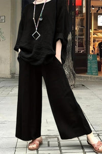 ALYSSA – Women’s Spring Linen Casual Suit Set