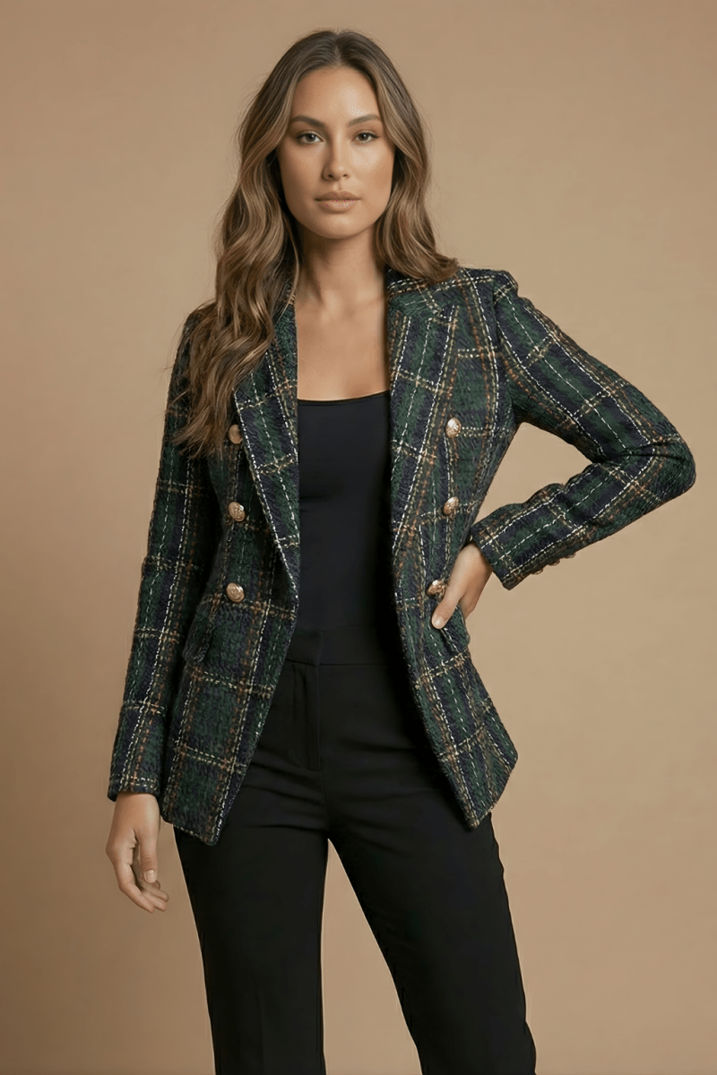 Pema – Modern Vintage-Fit Blazer with Breathable Lining