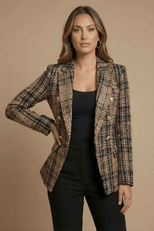 Pema – Modern Vintage-Fit Blazer with Breathable Lining