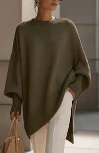 VELORIA – Cozy Oversized Knit Sweater for Women, Elegant Cold-Season Style