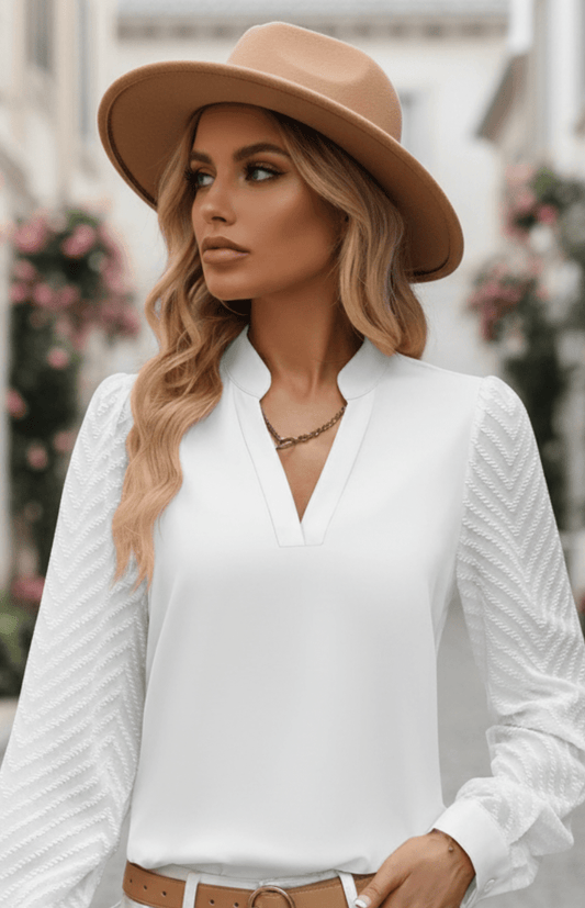RAVELLE – Elegant Day-to-Night Blouse