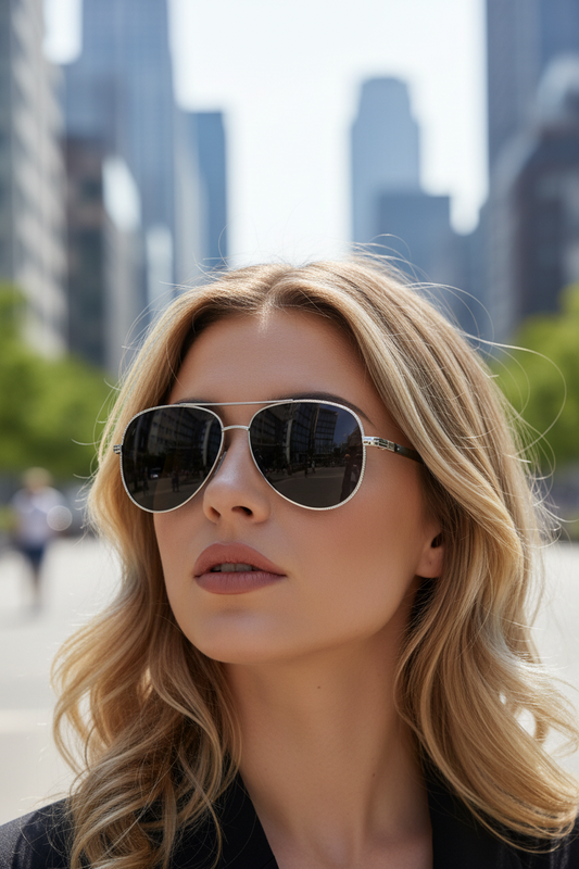 CELEVA – Lightweight Aviator Sunglasses with UV400 Protection & Anti-Reflective Lenses