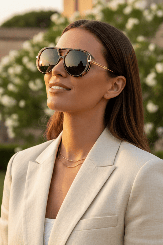 PANTHÉRA – Retro-Inspired Aviator Sunglasses with UV400 Protection