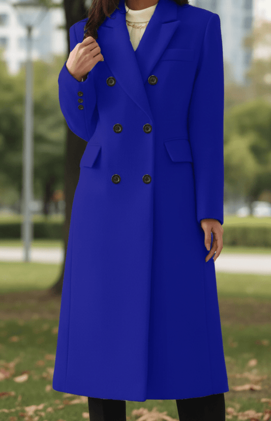 MONTÉRA – Women’s Long Wool Coat for Sophisticated Winter Styling