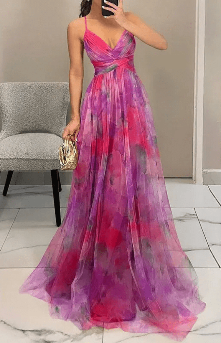 ALVÉON – Women’s Elegant Sleeveless Maxi Dress with Flowing Silhouette