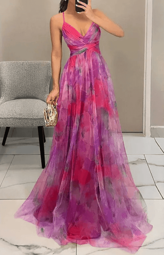 ALVÉON – Women’s Elegant Sleeveless Maxi Dress with Flowing Silhouette