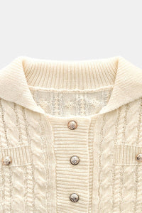 Brooke – Faux Pocket Cardigan Two-Piece Set