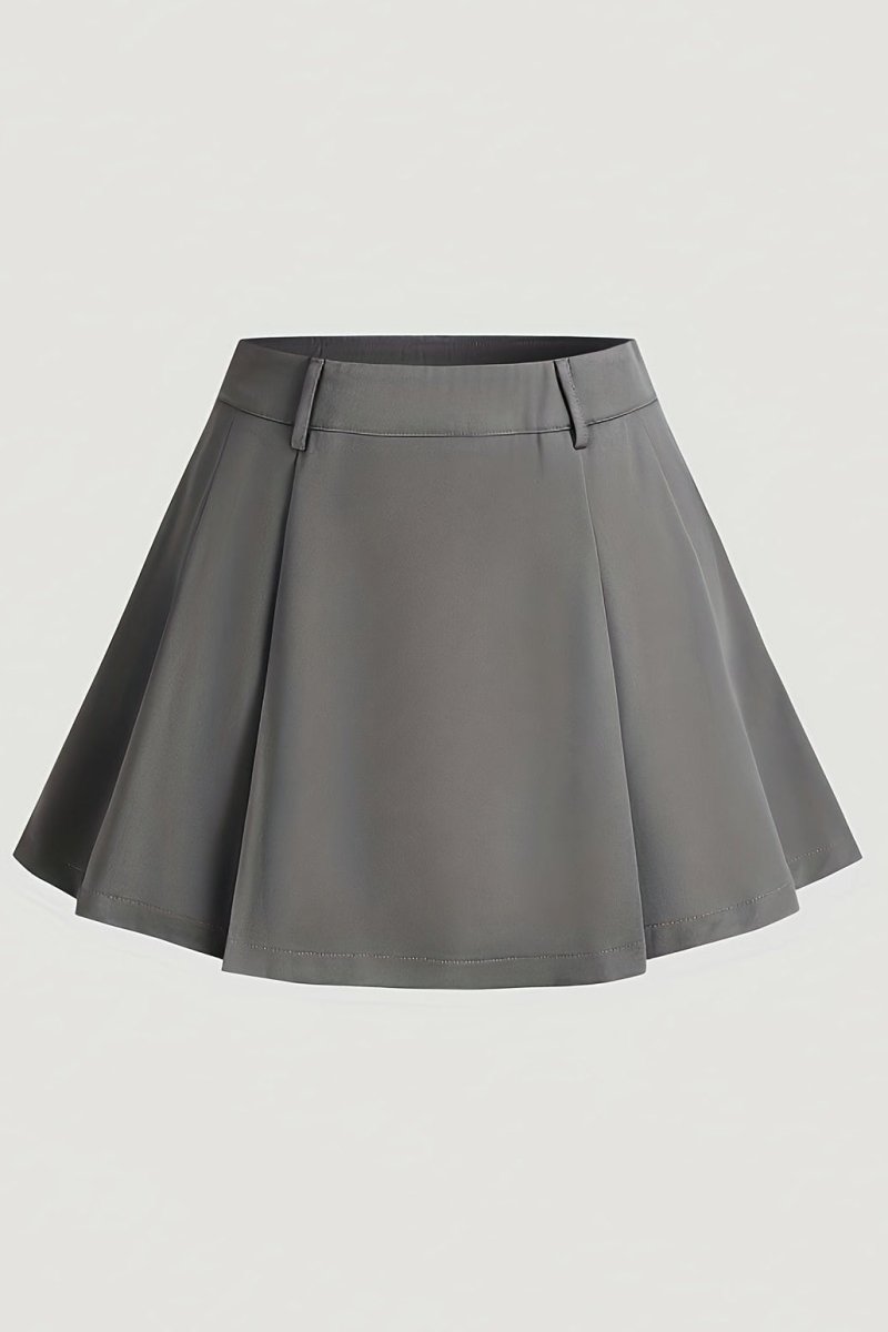 Hali – Minimalist High-Waisted Skirt with Lightweight Texture