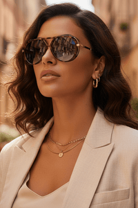 PANTHÉRA – Retro-Inspired Aviator Sunglasses with UV400 Protection