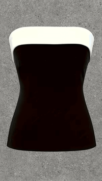 MONRÉVA - Women’s Color Block Strapless Tube Top