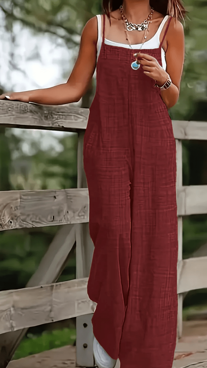 ZARÉLA - Wide Leg Strappy Jumpsuit