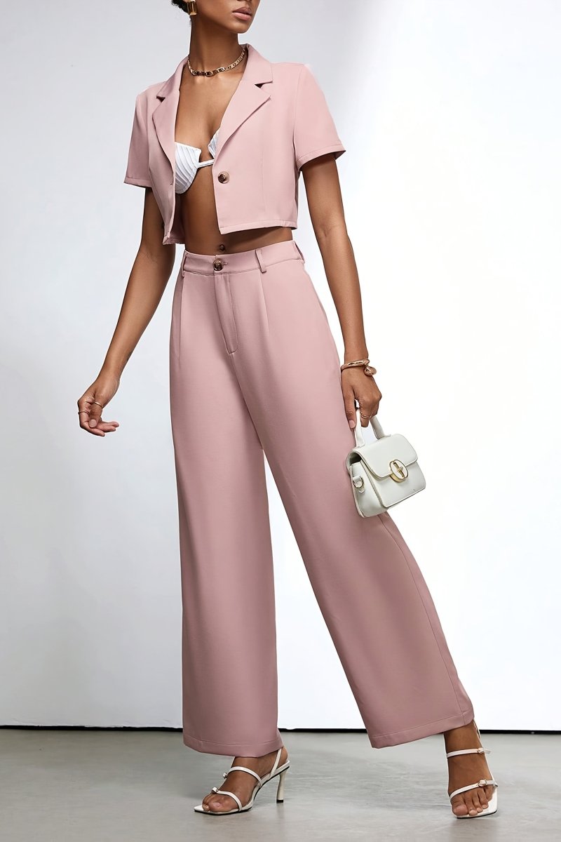 BRIAR – Tailored Lapel Top & Flowing Pants