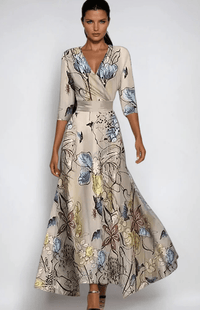 VOGUEFLORA – Elegant Floral Summer Dress for Women Timeless Style and Comfort