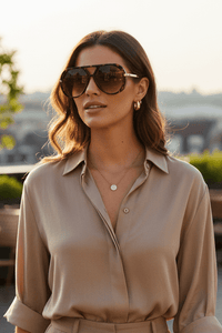 PANTHÉRA – Retro-Inspired Aviator Sunglasses with UV400 Protection