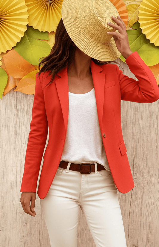 TAILORÉA – Classic single button blazer for women