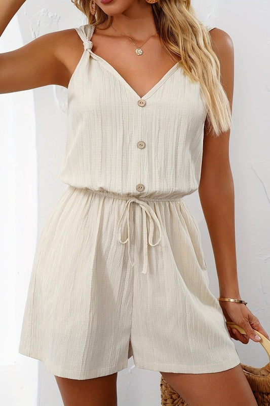 Sloane – Sexy V-Neck Summer Jumpsuit with Proportional Ease