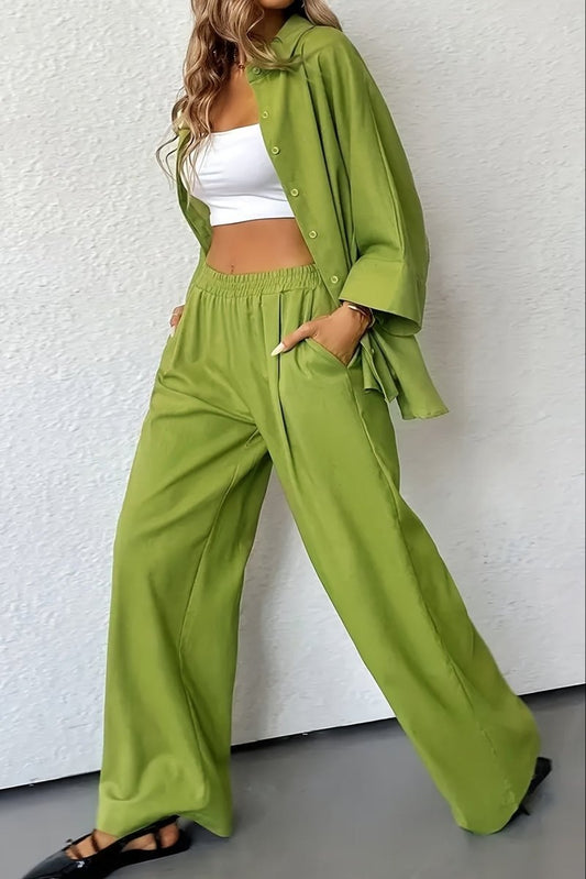 DALISSA – Plus Size Wide-Leg Linen Comfort Co-Ord