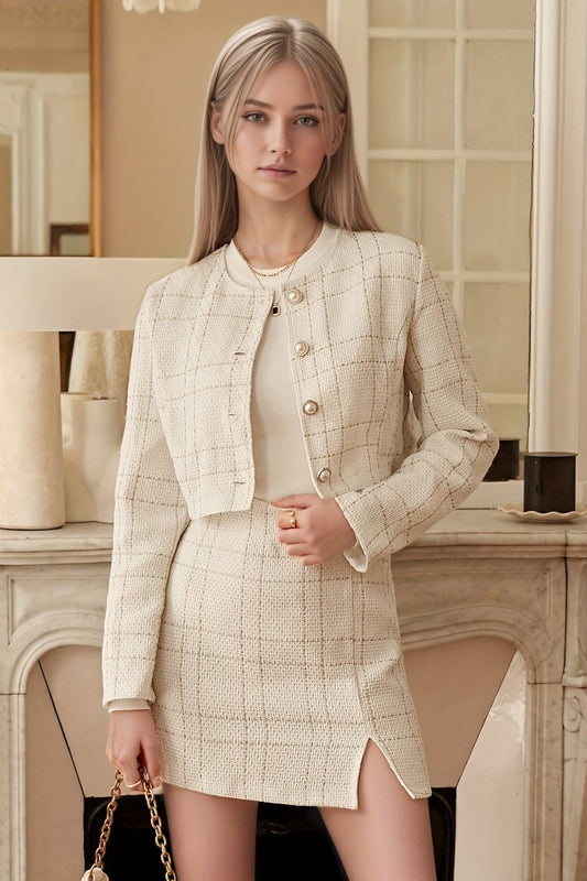 Lucienne – Elegant Two-Piece Winter Skirt Set