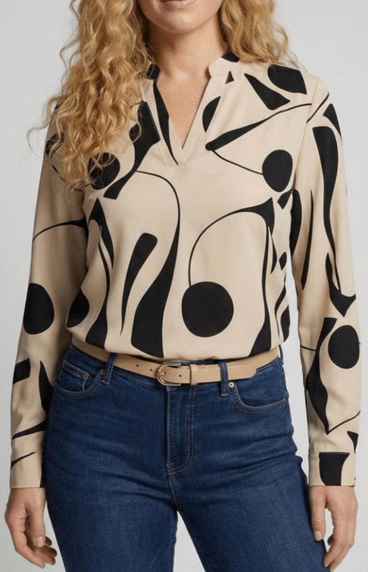 LUMAVIA – Elegant Women's Blouse Breathable Fabric Flattering Fit