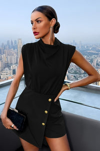Quincy – Modern Turtleneck Suit with Breathable Premium Texture