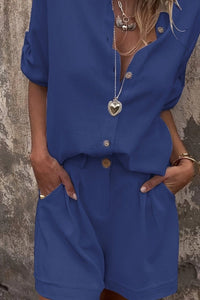 BLAIR – Relaxed Linen Shirt & Tailored Shorts