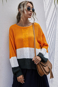 Peyton – Casual Elegant Cable Sweater