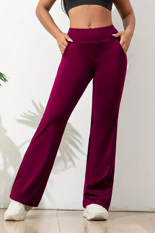 AUBRIELYN – Quick-Dry High-Waist Workout Pants