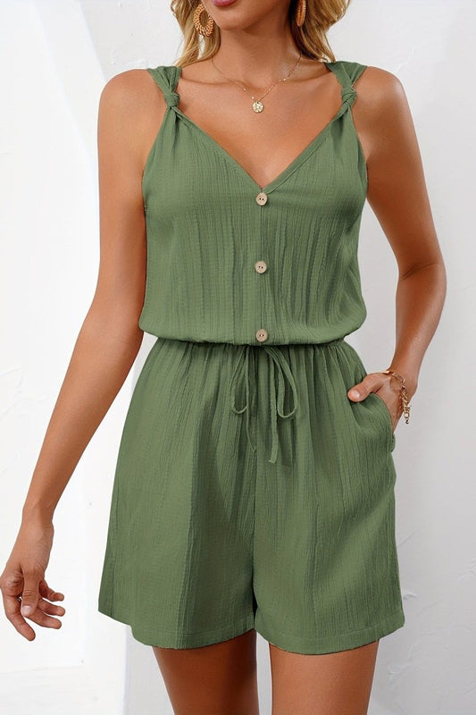 Sloane – Sexy V-Neck Summer Jumpsuit with Proportional Ease