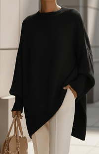 VELORIA – Cozy Oversized Knit Sweater for Women, Elegant Cold-Season Style
