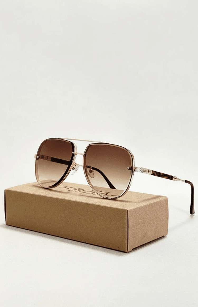 CELEVA – Lightweight Aviator Sunglasses with UV400 Protection & Anti-Reflective Lenses